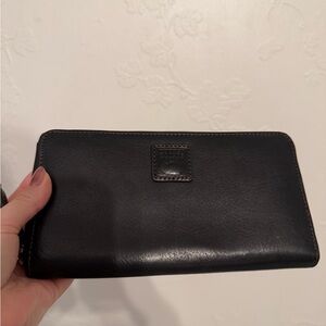 Dooney and Bourke Black Leather Wallet/wristlet